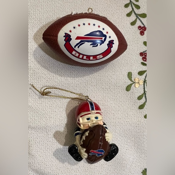 Holiday Buffalo Bills Bundle Of 2 Christmas Ornaments Poshmark